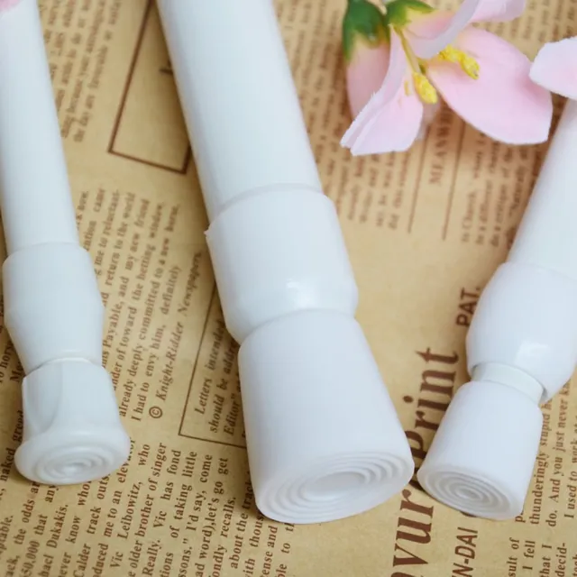 【寶盒百貨】60-110cm旋轉型 彈簧式伸縮桿 鐵製白漆(門簾桿 免工具 簡易安裝 窗簾桿 浴簾桿 曬衣桿)