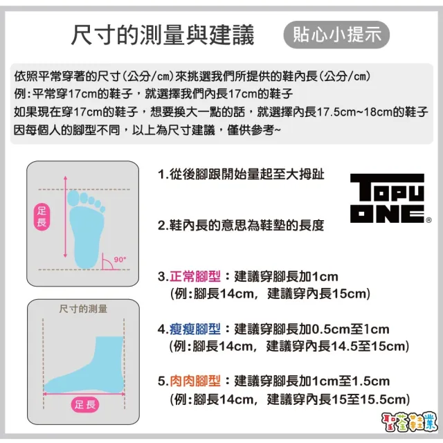 【TOPU ONE】TOPUONE 20-24.5cm涼鞋 極輕量減壓吸震室內外(藍&黑色)