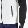 【MIZUNO 美津濃】Mizuno 男 平織 外套 合身版型 立領 運動 休閒 訓練 防風 保暖 黑白(32TC158290)