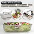 【Arnest】日本製深型不鏽鋼保鮮盒(樂拼系列1/2尺寸 可組合式 調理盤 烤盤 五件組 2盤2蓋1網)