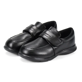 【MOONSTAR 月星】童鞋黑皮鞋系列-學生皮鞋(黑色)