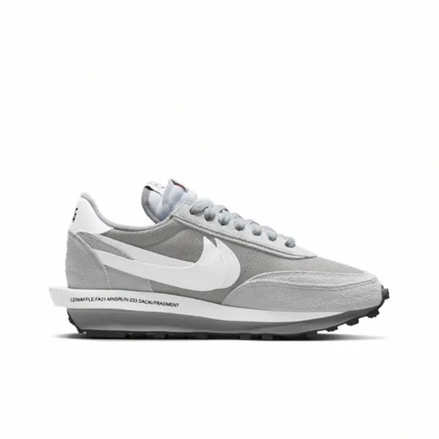 【NIKE 耐吉】Sacai x Nike Ldv Waffle x Fragment 藤原浩 閃電 灰白 男女款 DH2684-001