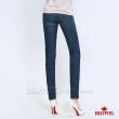 【BRAPPERS】女款 新美腳 ROYAL系列-低腰彈性直筒褲(深藍)