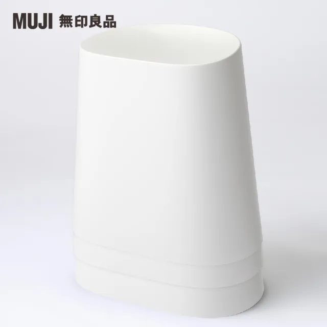 【MUJI 無印良品】PP可堆疊椅凳/淺灰