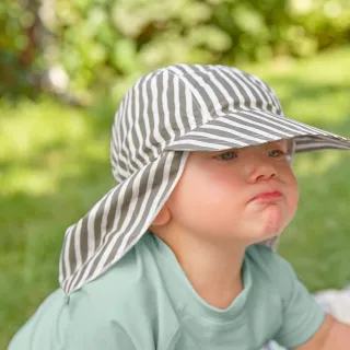 【Lassig】嬰幼兒抗UV防曬遮頸帽