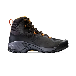 【Mammut 長毛象】Sapuen High GTX☆ Men 高筒健行登山鞋 黑/輻射黃 男款 #3030-04240