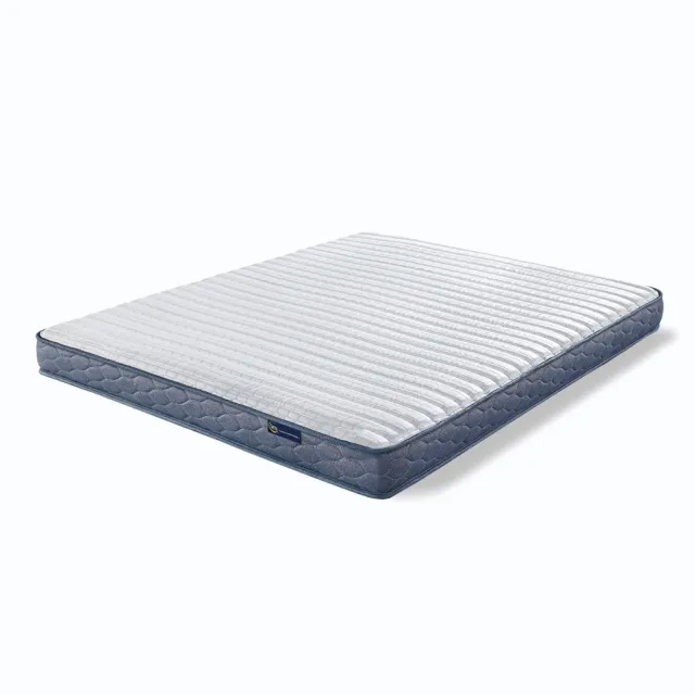 【Serta 美國舒達床墊】SleepTrue 費爾班克斯 薄型獨立筒床墊-標準雙人5x6.2尺(舒適涼感纖維)