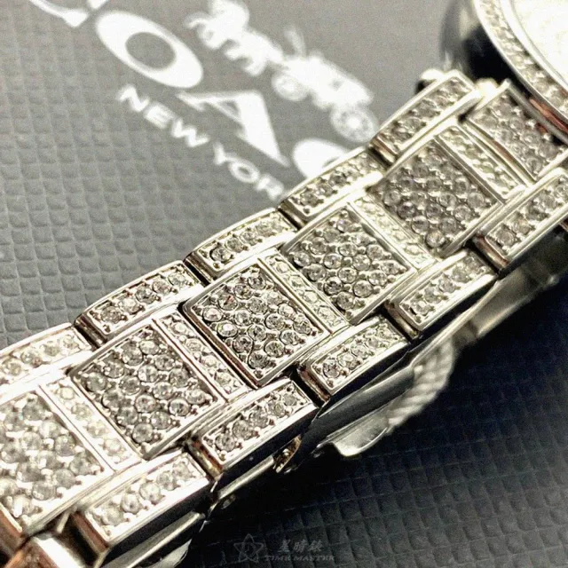 【COACH】雙11COACH蔻馳女錶型號CH00027(銀色錶面銀錶殼銀色精鋼錶帶款)