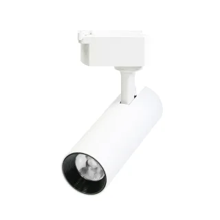 【GENTECH】LED軌道燈 10W COB高亮度 白殼(可調整方向及投射角度)