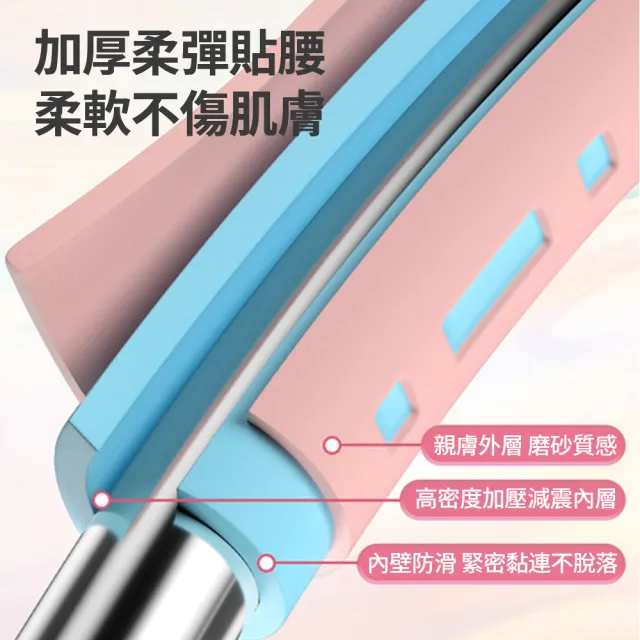【ANTIAN】日式可拆卸美腰呼啦圈 自由加重 健身圈 運動健身環呼拉圈(體操圈 高彈不傷腰)