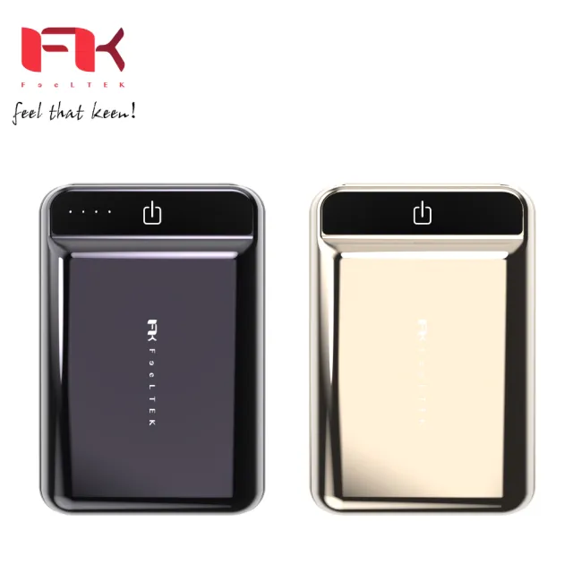 【Feeltek】Nano 快充行動電源10000mAh(絕美鏡面設計 二色可選)