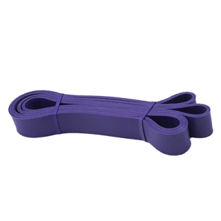 【TAS 極限運動】健身訓練專用 天然乳膠彈力帶 紫色 阻力值-35-85磅(健身瑜珈 居家 瑜珈 重訓 運動)