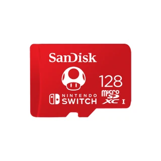 【SanDisk】Nintendo Switch授權專用記憶卡 128GB(公司貨)