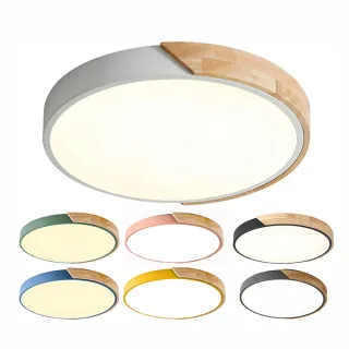 【Honey Comb】馬卡龍LED72W遙控調光調色客廳吸頂燈七種顏色(V1717C72)