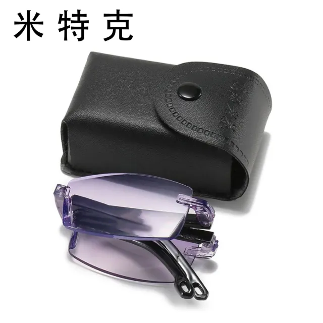 【MR.TECH 米特克】抗UV400濾藍光超輕無框老花眼鏡(經典濾藍光老花-809Z)