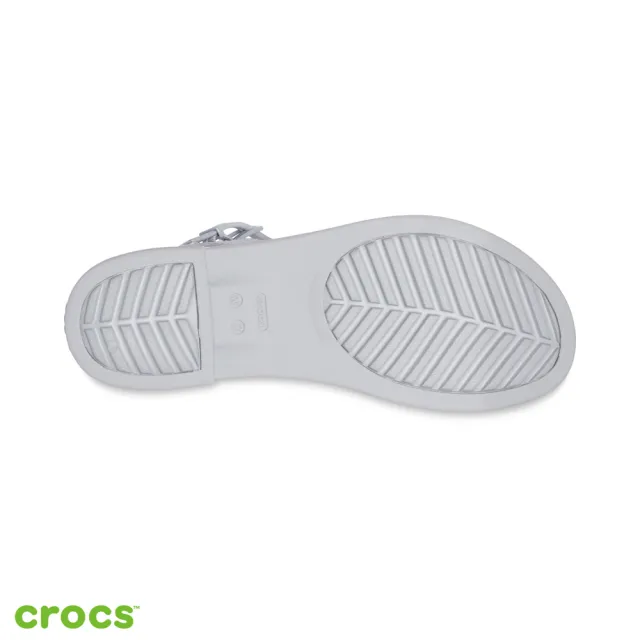 【Crocs】女鞋 特蘿閃亮度假風涼鞋(206737-0IC)