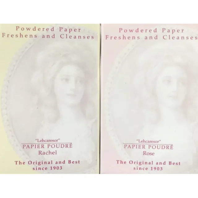 【Papier Poudre 英國女王】小頭補妝用化妝粉紙-自然膚色-3包+玫瑰粉色-3包(PP-1203)