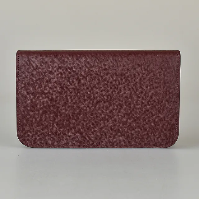 【LONGCHAMP】LONGCHAMP LE PLIAGE NEO銀字LOGO防刮牛皮鏈帶釦式斜背包(暗紅)
