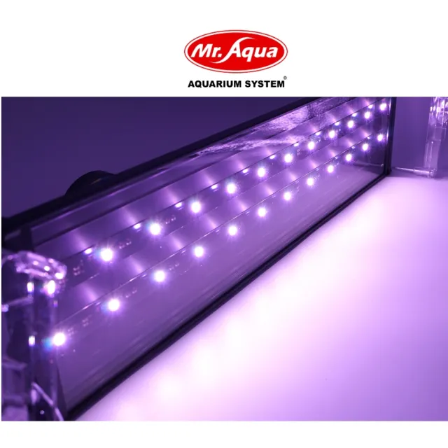 【MR.AQUA】水族先生 MA10 超亮光LED雙燈2尺 增艷燈 60cm 節能跨燈(D-MR-611-1)