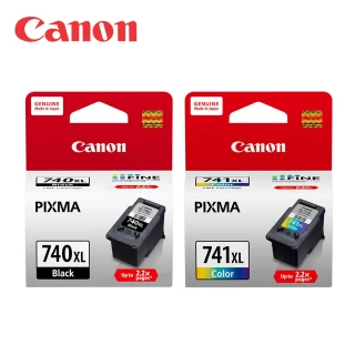 【Canon】PG-740XL+CL-741XL 原廠組合包墨水