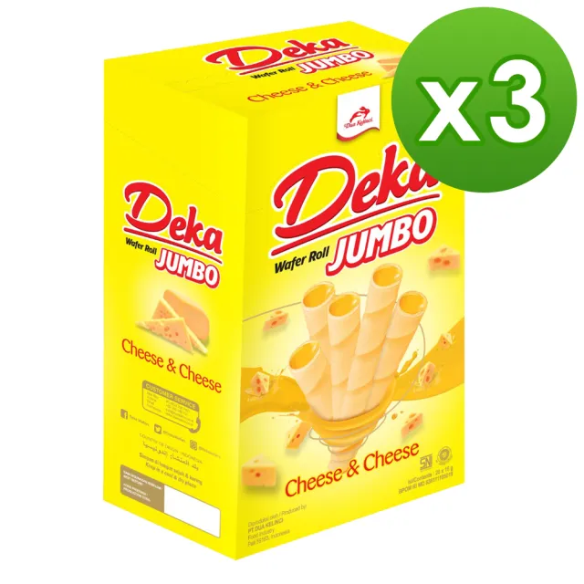 【Deka】Deka熔岩起司雪茄三入組(奶素280g*3)