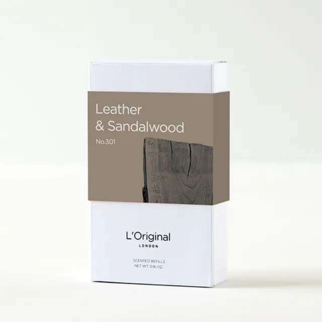 【L‘Original London 洛瑞歐】官方直營 精品系列車用香氛補充裝單盒組(同經典/金球車用香氛)