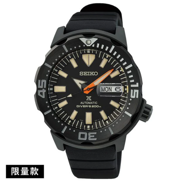 SEIKO 精工 The Black Series 黑潮系列星期顯示42.4mm(4R36-10L0C/SRPH13K1)