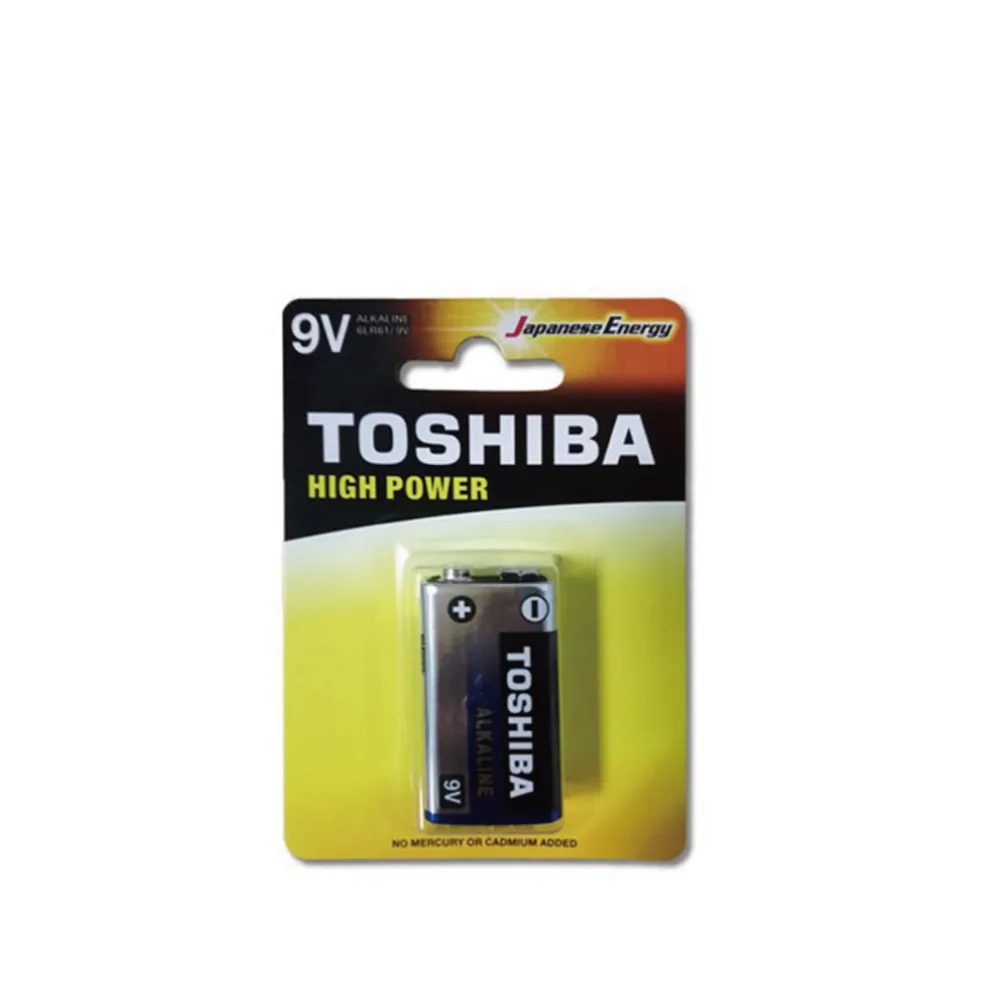 【TOSHIBA 東芝】鹼性9V電池 1入