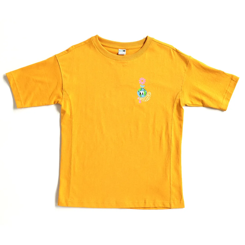 【PUMA】流行系列 Downtown 格紋短袖T恤 女款 短袖T恤(53167937)