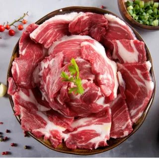 【清真市集】頂級羊頸肉火鍋片｜150g/包(台灣｜本土羊肉｜產銷履歷)