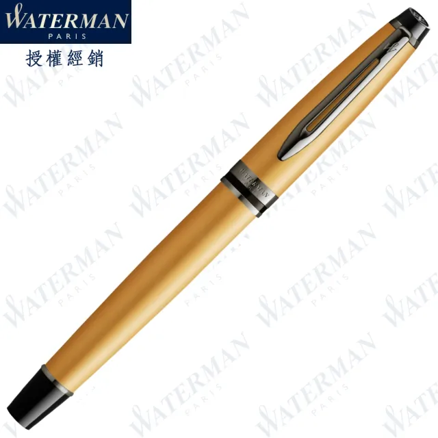 【WATERMAN】新權威系列 金色 F尖 鋼筆 法國製(EXPERT)