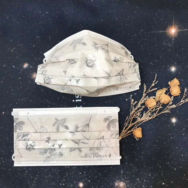 【Treasure Mask 無藏生醫】奶茶色_高雅 / 三層防護口罩5入裝×4入組(設計口罩/彩色口罩)