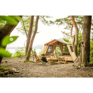 Ogawa - OwnerLodge Type52R TC 復古格紋窗屋型帳TC棉款小川帳