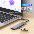 【ANTIAN】Type-C 八合一多功能HUB轉接器 筆電轉接頭 傳輸擴充擴展塢(USB3.0/HDMI集線器/WAN轉接頭)