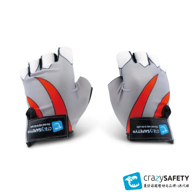 【crazysafety 瘋狂安全帽】丹麥品牌/止滑手套/滑步車護具(平衡車/滑步車/自行車/腳踏車/直排輪/滑板車)