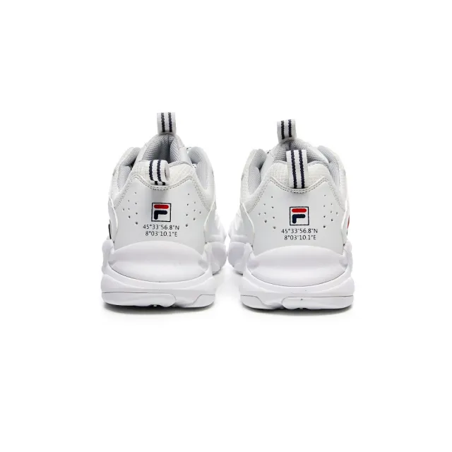 【FILA官方直營】慢跑鞋 運動鞋 BEATS TRACER 2 男慢跑鞋-白(1-J526V-125)