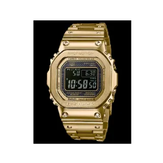 【CASIO 卡西歐】G-SHOCK太陽能電波藍牙電子錶/金(GMW-B5000GD-9)