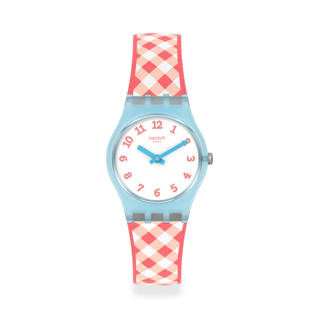 【SWATCH】Lady 原創系列PICNOEMIE格紋洋裝 手錶 瑞士錶 錶(25mm)