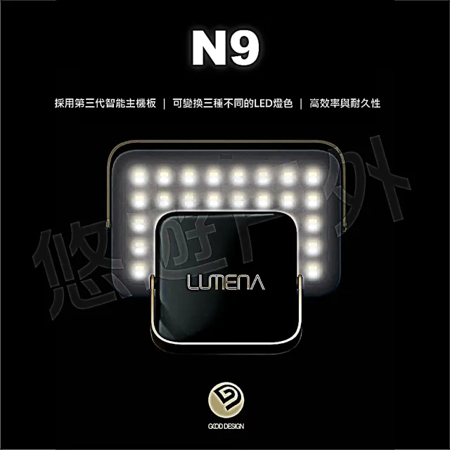 【New N9 LUMENA】行動電源照明LED燈(悠遊戶外)