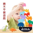 【Jigsaw】兒童早教手眼協調積木平衡疊疊樂玩具-動物(桌遊/親子互動/疊疊)
