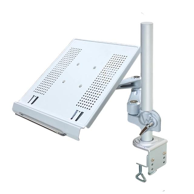 【LINDY 林帝】台灣製 筆電/平板 長懸臂式支架+45cmC型夾鉗式支桿 組合 40692+40699