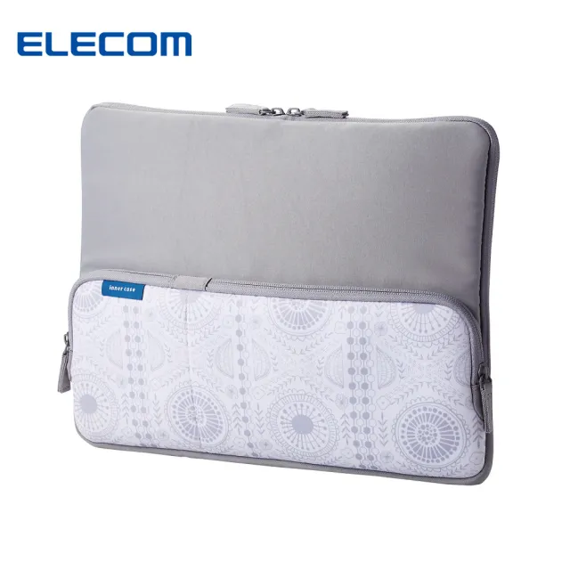 【ELECOM】北歐風筆電收納包13.3吋-暖灰(ELBMIBPTP13T3)