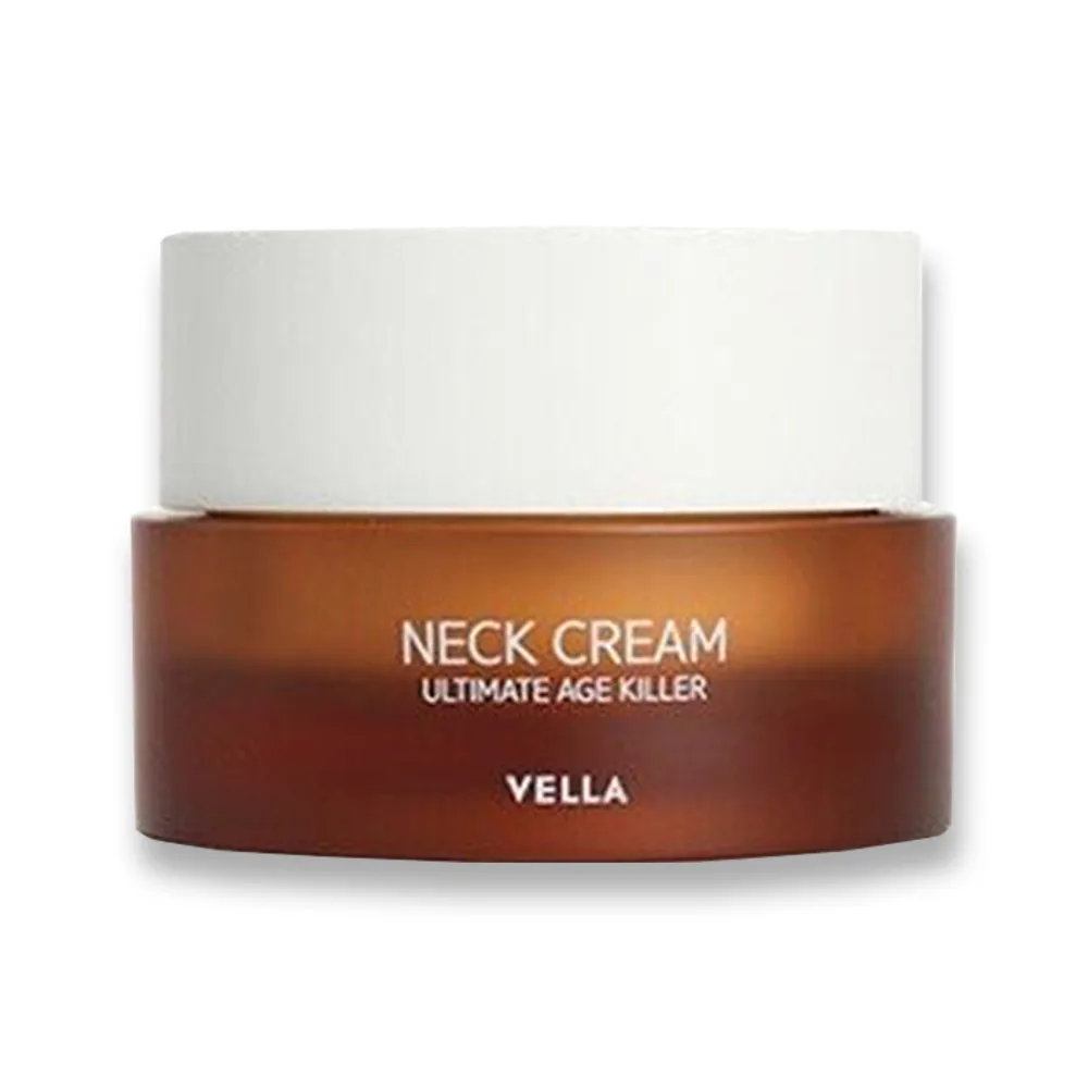 【VELLA】青春緊緻無痕頸霜50ml(大黑瓶新包裝 頸紋霜 美頸霜)