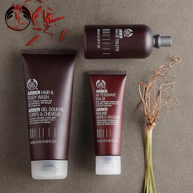 【THE BODY SHOP 美體小舖】ARBER身體&頭髮清潔露(200ML/沐浴乳)