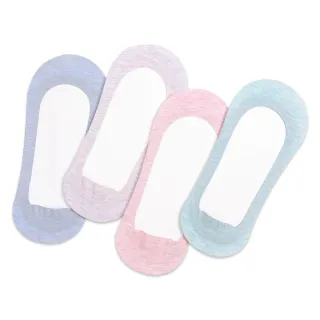 【HOMELAND】100%棉感．紮染淺口隱形襪 22-24 cm(止滑矽膠 棉感布料)