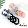 【UNICO】清新基本多色款高彈力電話線髮圈/髮繩-12入組(聖誕/髮飾)