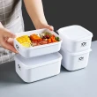 【Dagebeno荷生活】韓式PP多功能保鮮盒便當盒 可微波好清洗 方便疊加儲存(四款一組)