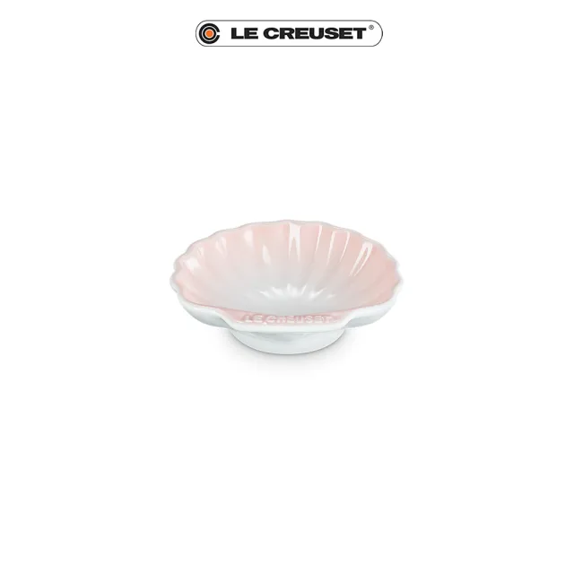 【Le Creuset】瓷器貝殼盤-小(淡粉紅)