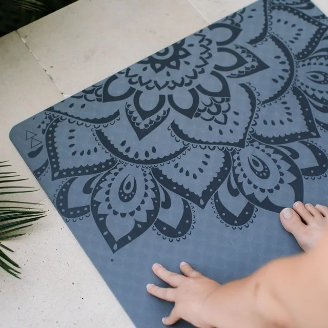 【Yoga Design Lab】Flow Mat TPE環保瑜珈墊 6mm - Charcoal(TPE瑜珈墊)