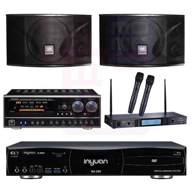 JBL KI110 組是專業級藍芽音箱套裝，結合高解析度音效與無線連線技術，輕鬆打造居家KTV娛樂空間。搭載JBL獨家聲學技術，提供強勁低音與清晰高音，支援藍芽5.0快速配對，適合派對、家庭聚會使用。耐用設計，易於安裝，無論是唱K或聽音樂，都能帶來沉浸式聽覺享受。JBL KI110 藍芽音箱，專業音響升級您的生活！